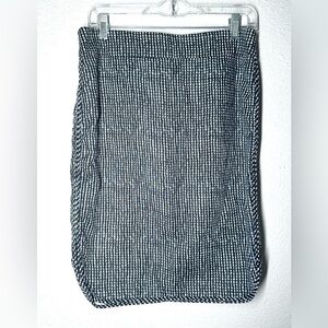 Ann Taylor Loft Women’s Skirt Blue White Striped Straight Stretch Size 6